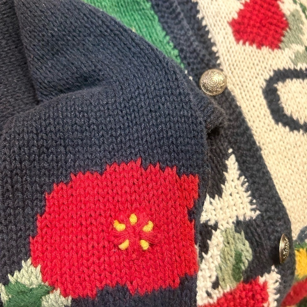 Cardigan, quite unique. 55% Ramie 40% Cotton. - Picture 3 of 6